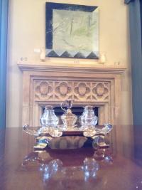 1848 Silver Boole inkstand