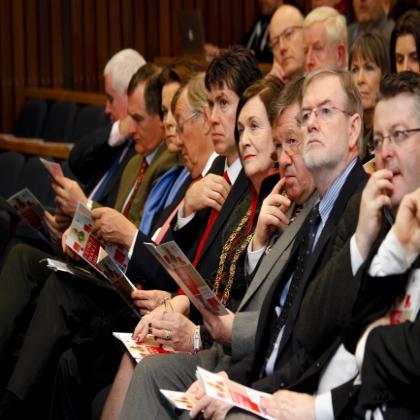 Guests at the George Boole 200 Inaugural Lectures