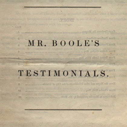 The George Boole Collection